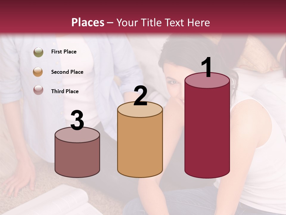 A Group Of Women Sitting On The Floor With Laptops PowerPoint Template