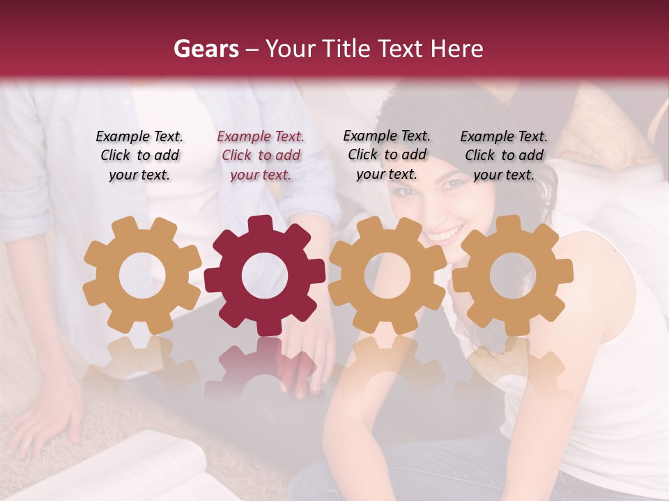 A Group Of Women Sitting On The Floor With Laptops PowerPoint Template