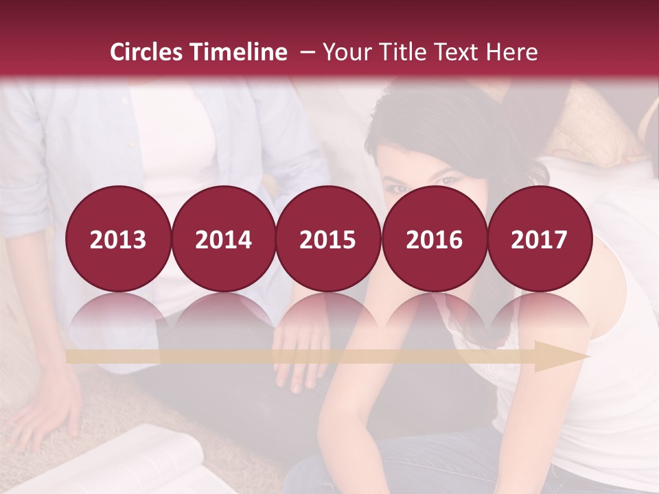 A Group Of Women Sitting On The Floor With Laptops PowerPoint Template