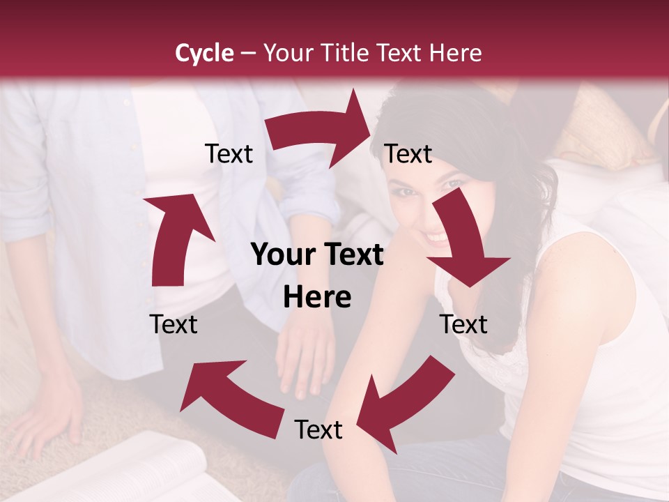 A Group Of Women Sitting On The Floor With Laptops PowerPoint Template