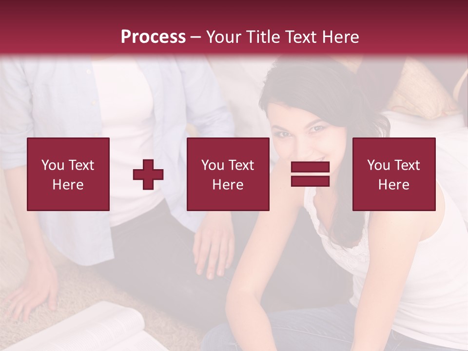 A Group Of Women Sitting On The Floor With Laptops PowerPoint Template