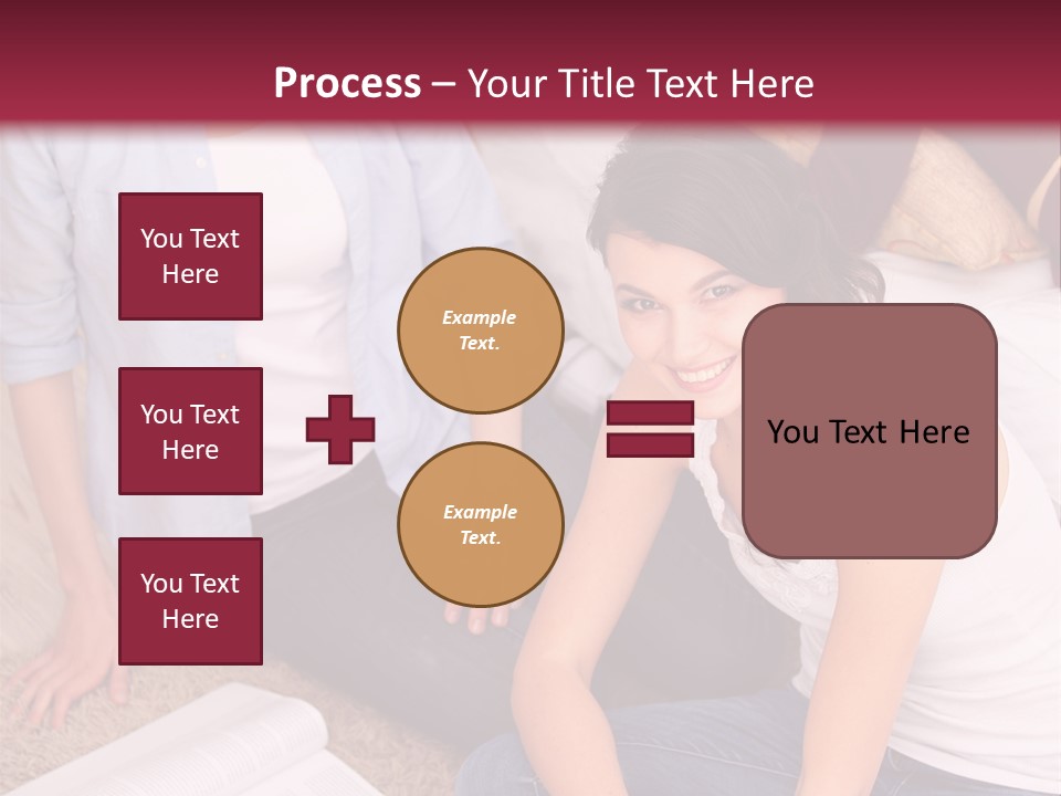 A Group Of Women Sitting On The Floor With Laptops PowerPoint Template