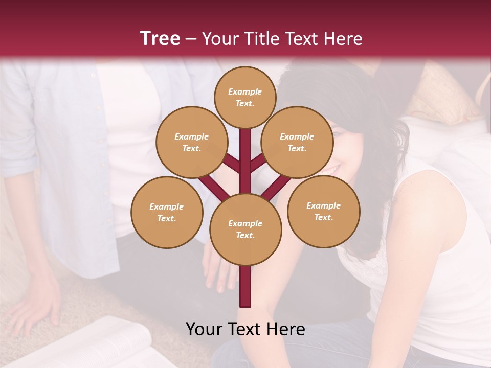 A Group Of Women Sitting On The Floor With Laptops PowerPoint Template