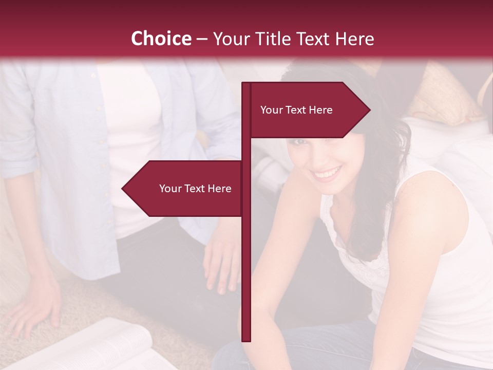 A Group Of Women Sitting On The Floor With Laptops PowerPoint Template