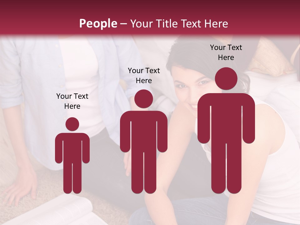 A Group Of Women Sitting On The Floor With Laptops PowerPoint Template