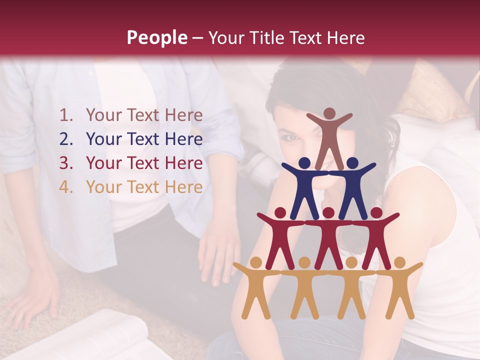 A Group Of Women Sitting On The Floor With Laptops PowerPoint Template