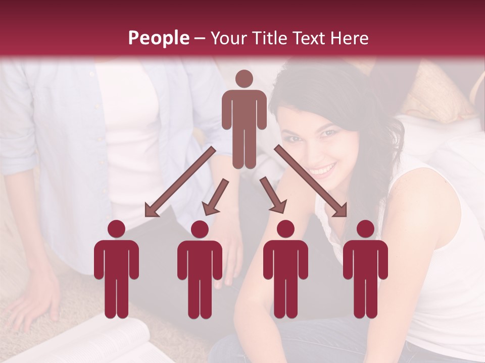 A Group Of Women Sitting On The Floor With Laptops PowerPoint Template