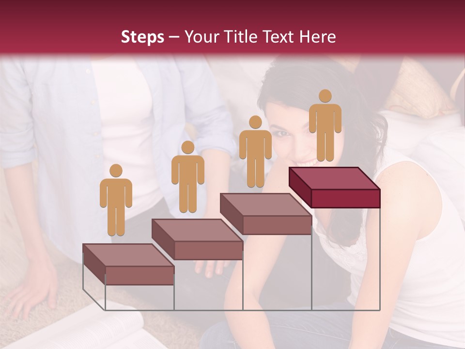 A Group Of Women Sitting On The Floor With Laptops PowerPoint Template