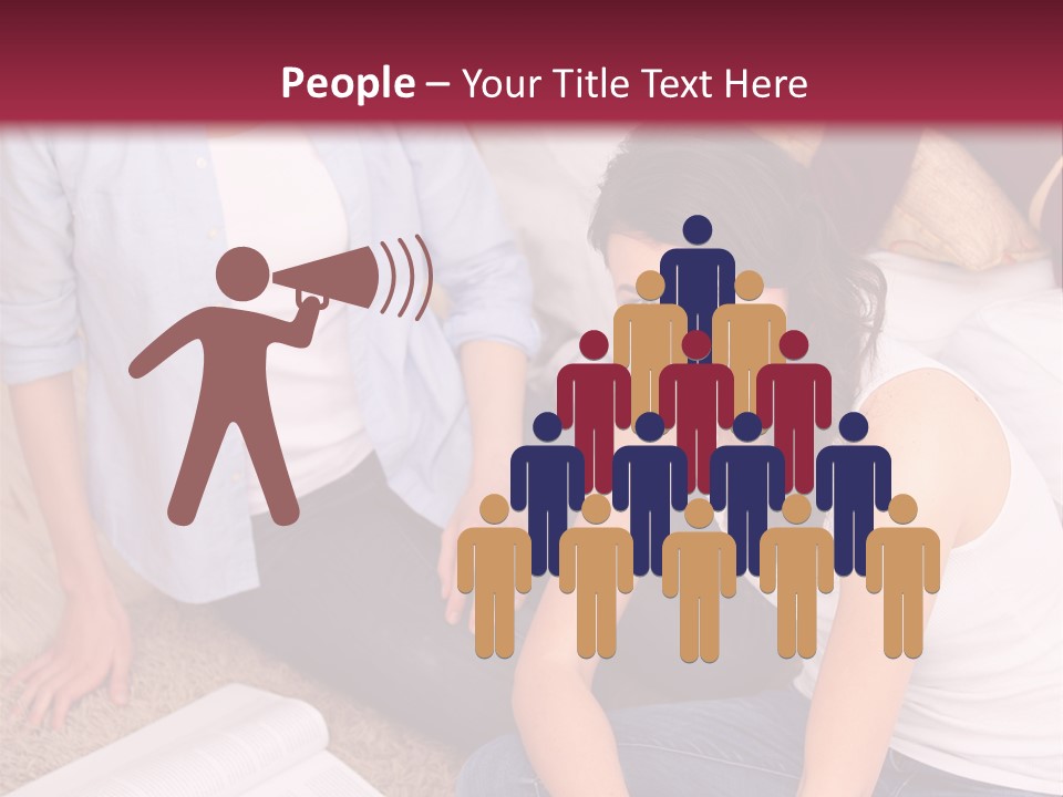 A Group Of Women Sitting On The Floor With Laptops PowerPoint Template