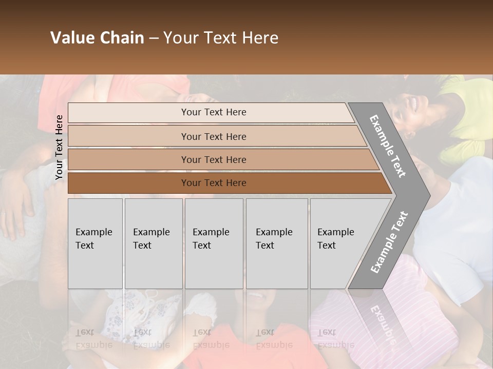 A Group Of People Laying In A Circle On The Grass PowerPoint Template