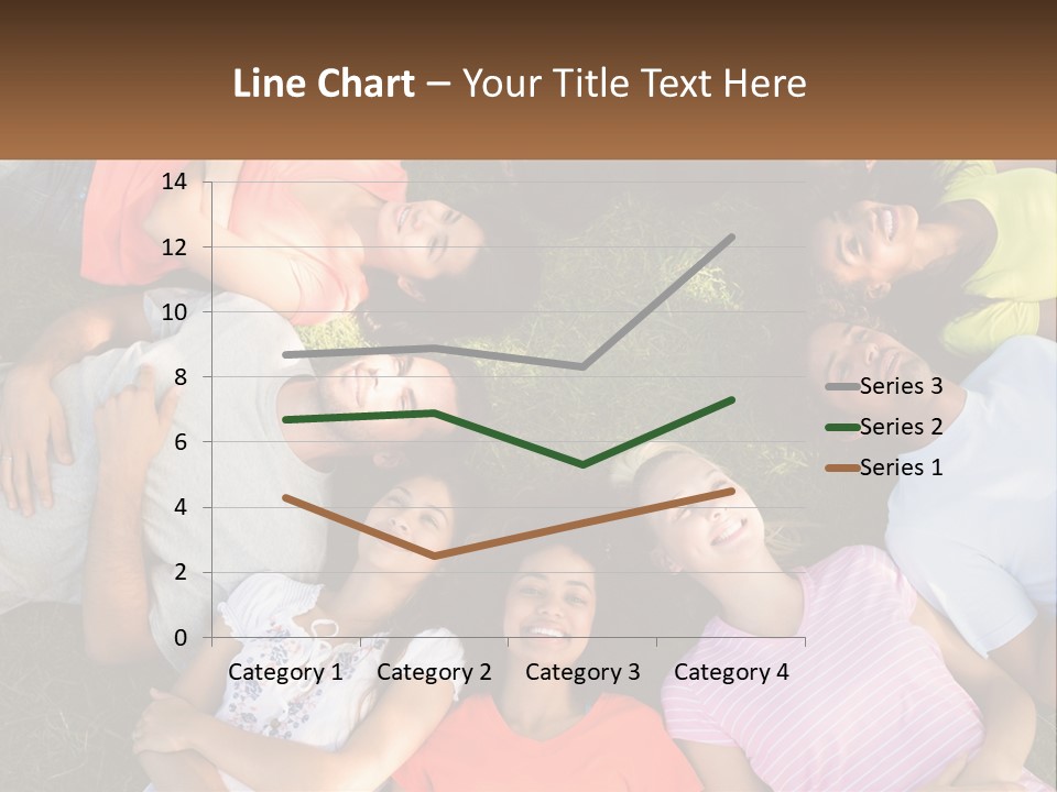 A Group Of People Laying In A Circle On The Grass PowerPoint Template