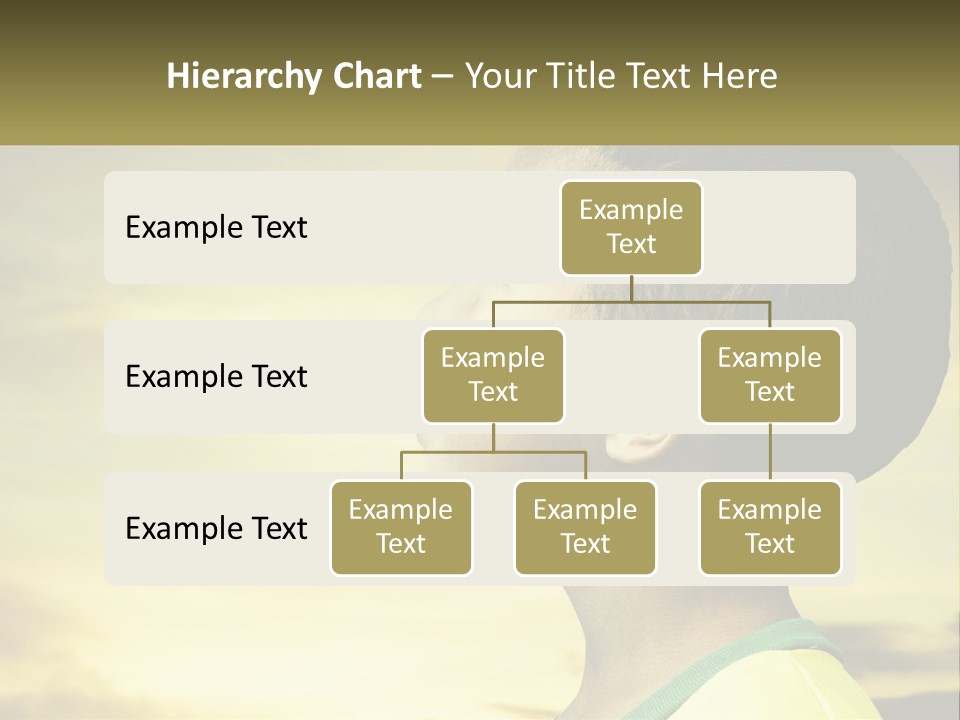 A Young Boy With A Flag Painted On His Face PowerPoint Template