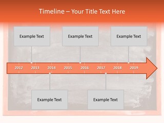 A Blackboard With A Red Frame With A Name Of Presentation On It PowerPoint Template