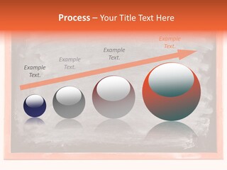 A Blackboard With A Red Frame With A Name Of Presentation On It PowerPoint Template