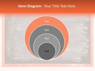 A Blackboard With A Red Frame With A Name Of Presentation On It PowerPoint Template
