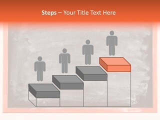 A Blackboard With A Red Frame With A Name Of Presentation On It PowerPoint Template