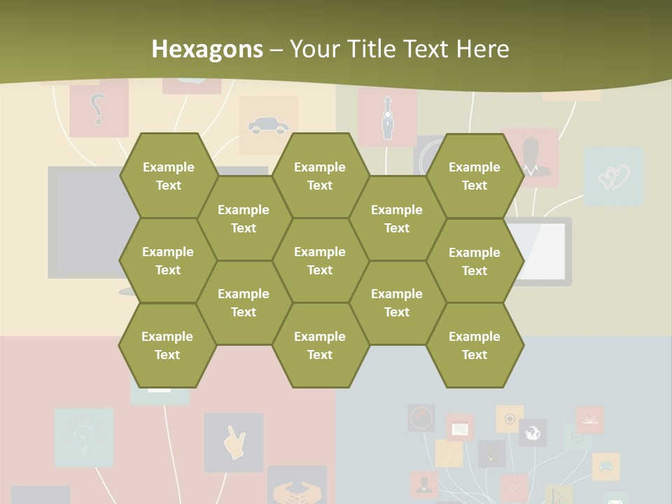 A Set Of Four Different Types Of Computers PowerPoint Template