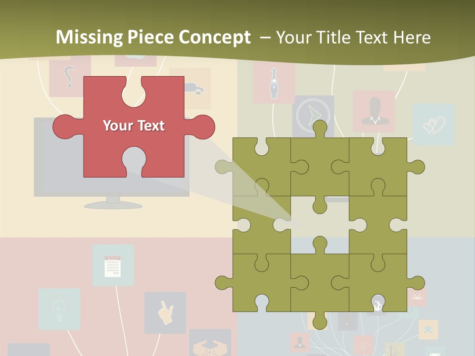 A Set Of Four Different Types Of Computers PowerPoint Template