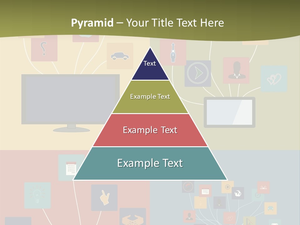 A Set Of Four Different Types Of Computers PowerPoint Template