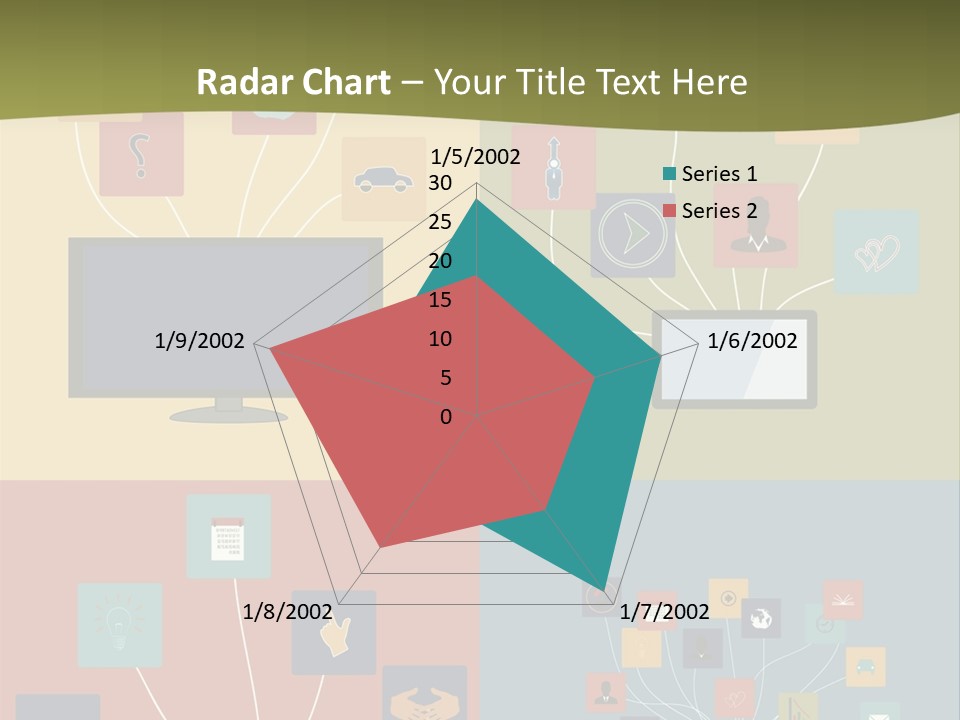 A Set Of Four Different Types Of Computers PowerPoint Template