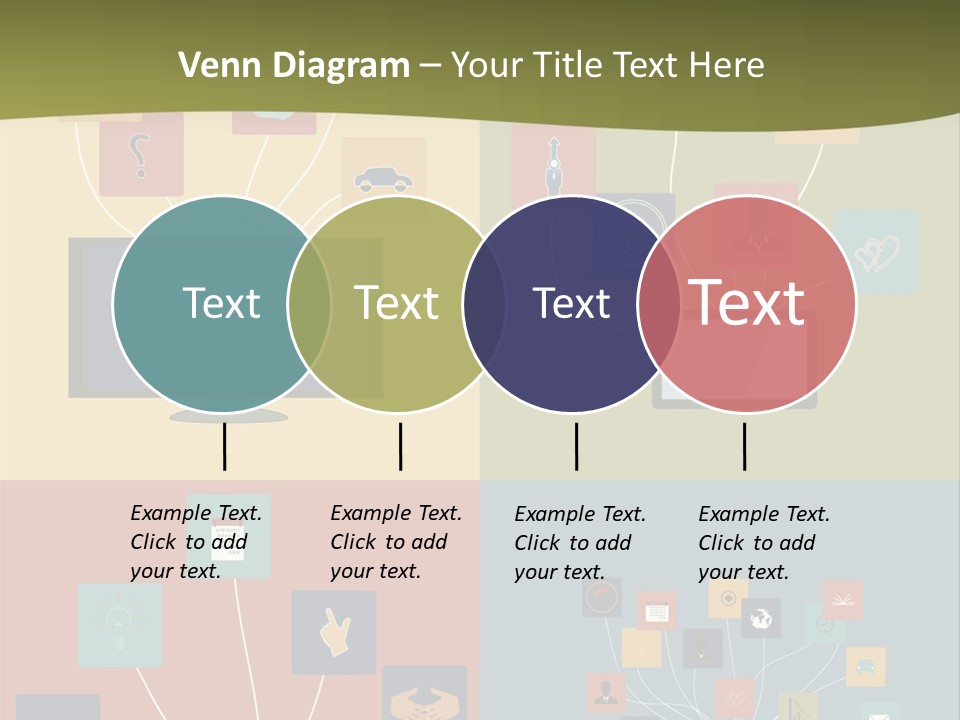 A Set Of Four Different Types Of Computers PowerPoint Template
