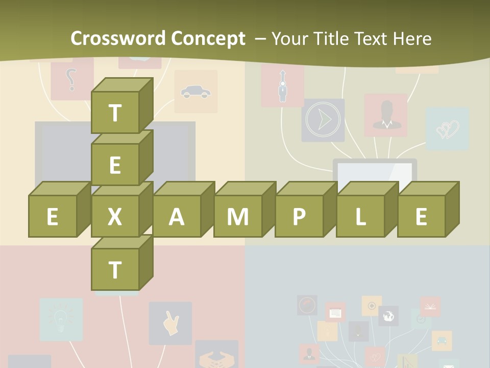A Set Of Four Different Types Of Computers PowerPoint Template