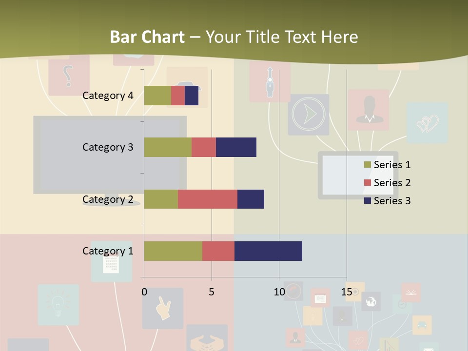 A Set Of Four Different Types Of Computers PowerPoint Template