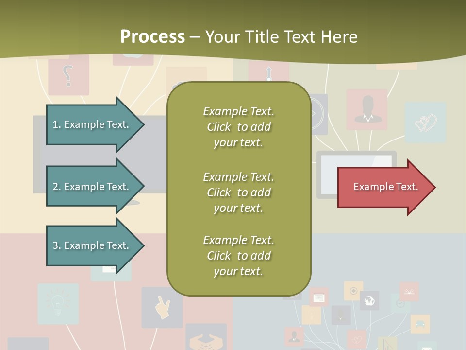 A Set Of Four Different Types Of Computers PowerPoint Template