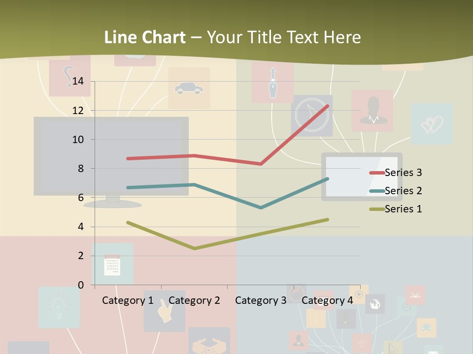 A Set Of Four Different Types Of Computers PowerPoint Template