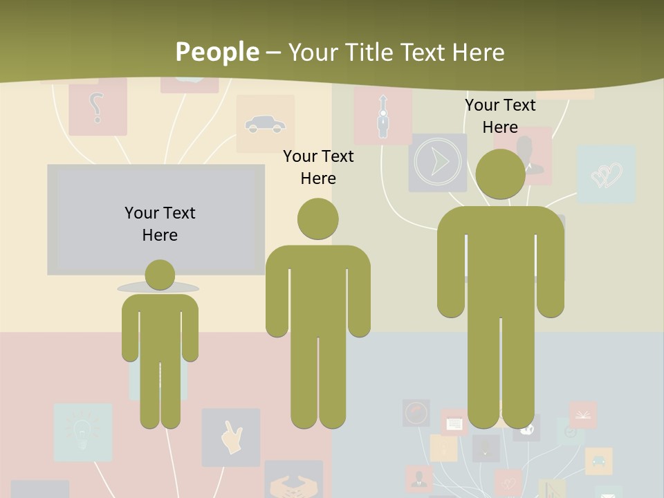A Set Of Four Different Types Of Computers PowerPoint Template