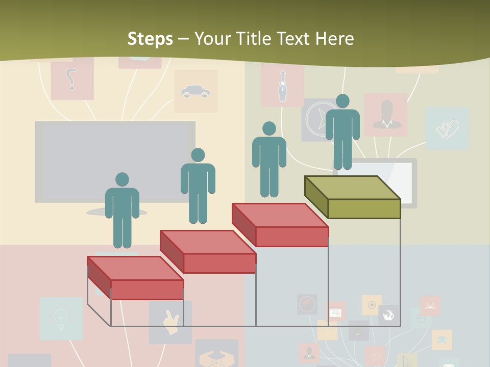 A Set Of Four Different Types Of Computers PowerPoint Template
