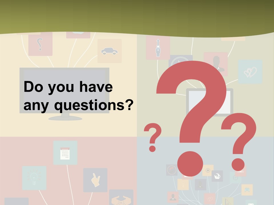 A Set Of Four Different Types Of Computers PowerPoint Template