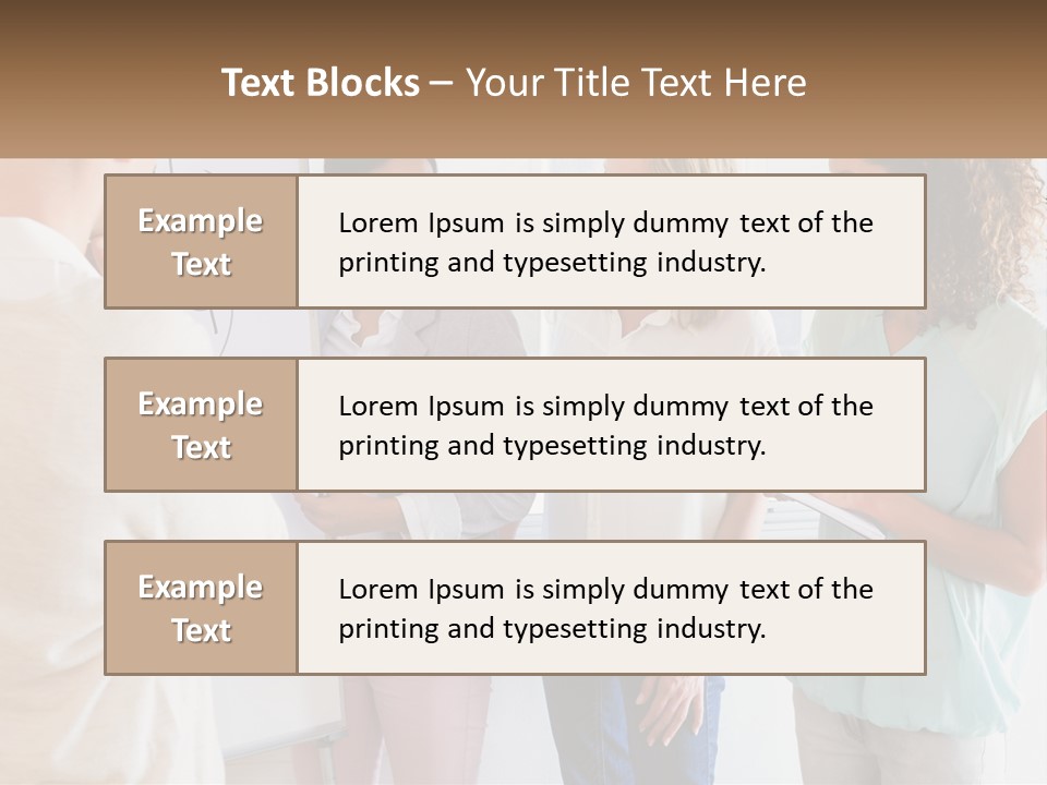 A Group Of People Standing In Front Of A Whiteboard PowerPoint Template