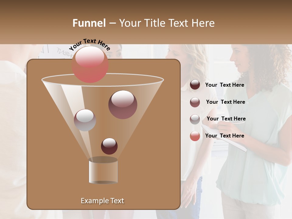 A Group Of People Standing In Front Of A Whiteboard PowerPoint Template