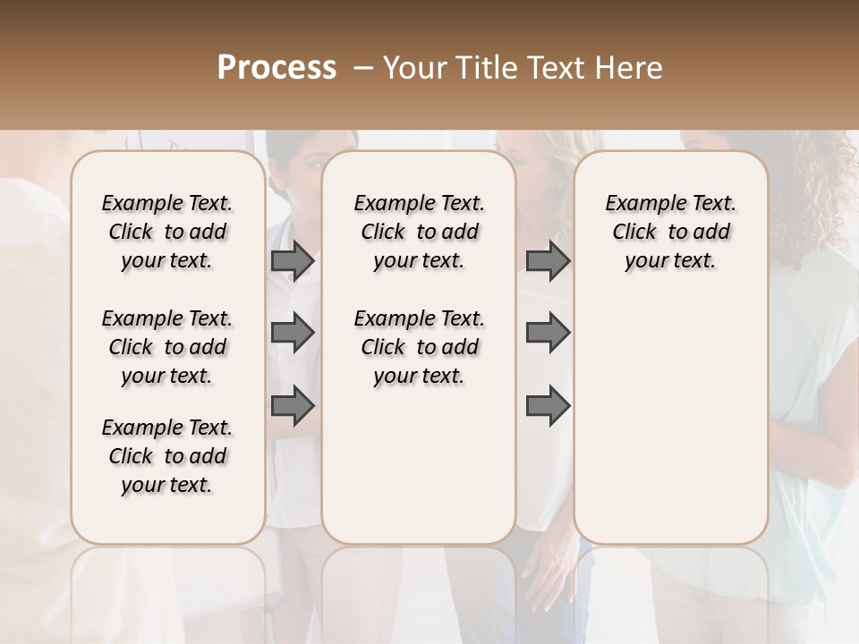 A Group Of People Standing In Front Of A Whiteboard PowerPoint Template