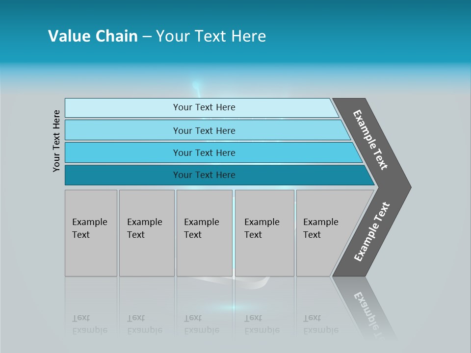 A Shopping Cart On Top Of A Cell Phone PowerPoint Template