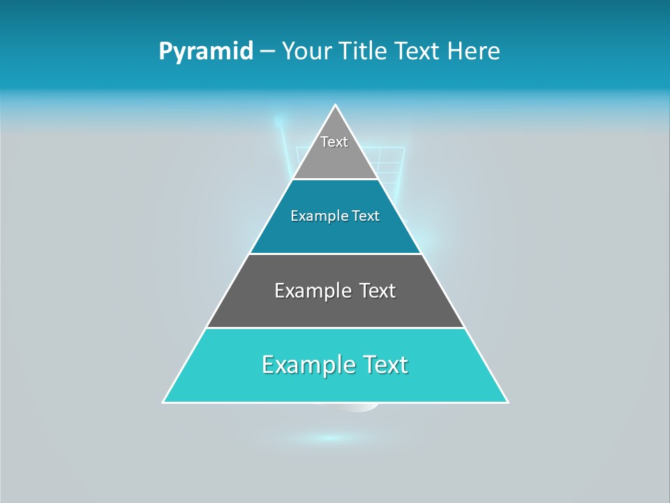 A Shopping Cart On Top Of A Cell Phone PowerPoint Template