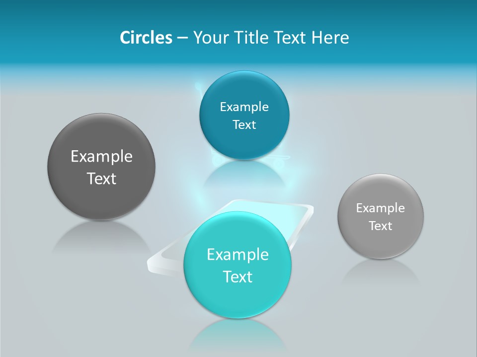 A Shopping Cart On Top Of A Cell Phone PowerPoint Template