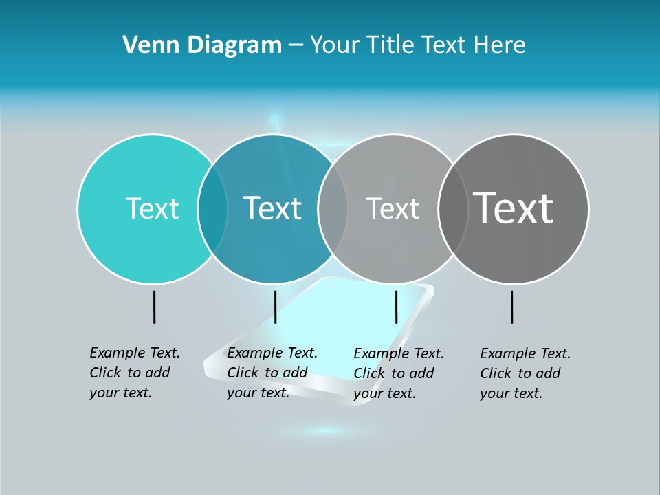 A Shopping Cart On Top Of A Cell Phone PowerPoint Template
