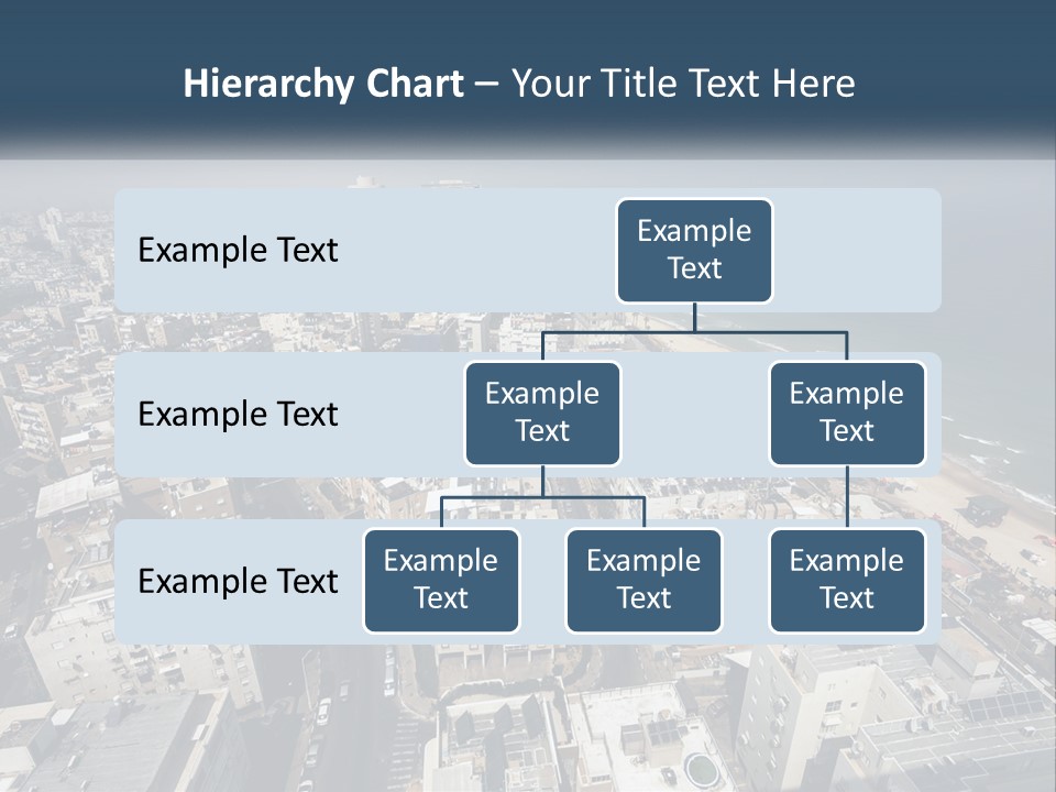 An Aerial View Of A City With The Ocean In The Background PowerPoint Template