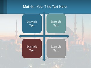 A Picture Of A Building With A Sky Background PowerPoint Template