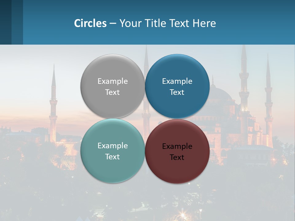 A Picture Of A Building With A Sky Background PowerPoint Template