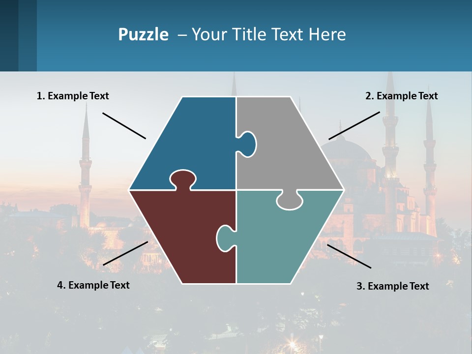 A Picture Of A Building With A Sky Background PowerPoint Template