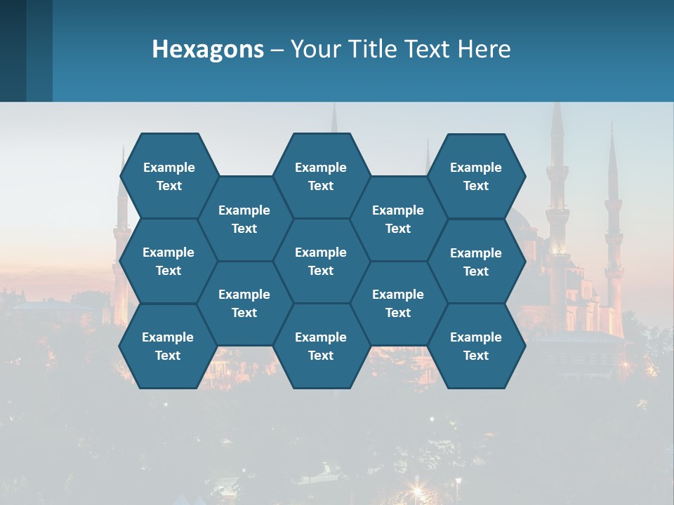 A Picture Of A Building With A Sky Background PowerPoint Template