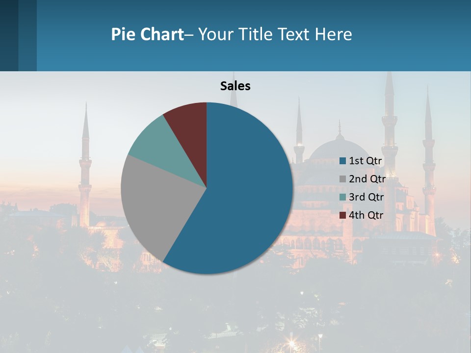 A Picture Of A Building With A Sky Background PowerPoint Template