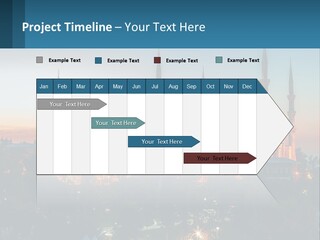 A Picture Of A Building With A Sky Background PowerPoint Template