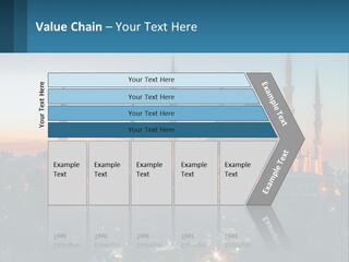 A Picture Of A Building With A Sky Background PowerPoint Template