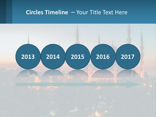 A Picture Of A Building With A Sky Background PowerPoint Template