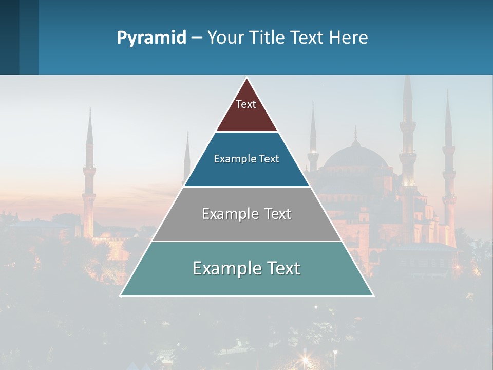 A Picture Of A Building With A Sky Background PowerPoint Template