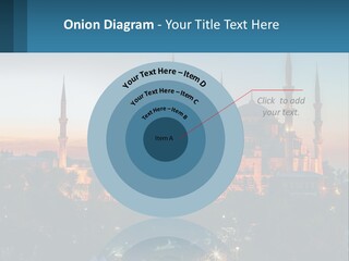 A Picture Of A Building With A Sky Background PowerPoint Template